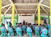 Babinsa Koramil 0813-09/Sumberrejo Bojonegoro Bekali Bela Negara Linmas Desa Sumberharjo