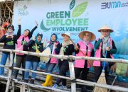 Srikandi PT PLN (Persero) UIP JBTB Turut Sukseskan Program Bersih – Bersih Sungai Kejawan Putih Tambak, Mulyorejo Surabaya