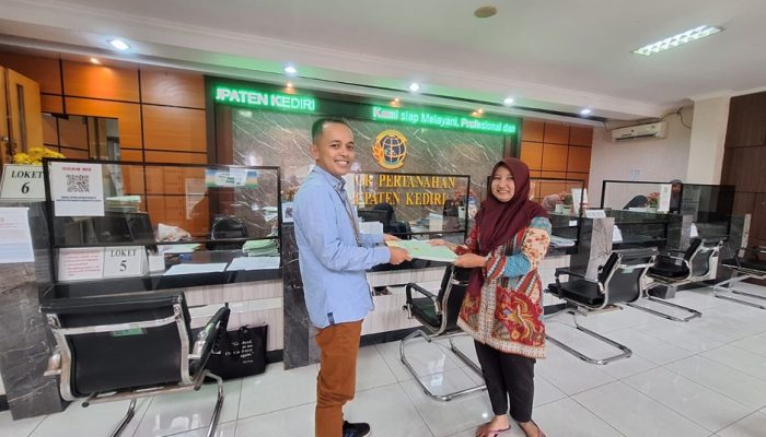 Kerja Keras dan Cerdas PLN UIP JBTB, Sertipikasi Tanah Tapak Tower SUTT 150 kV NKTW Kab. Kediri Berprogres Positif