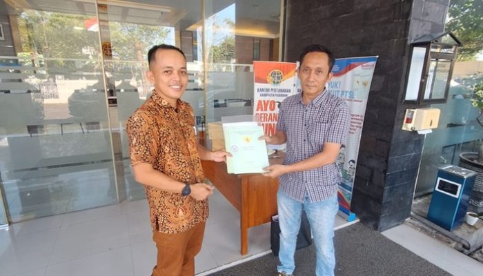 “PLN UIP JBTB Berperan Aktif Dalam Mengamankan Aset Negara, Sertipikasi Persil Tanah Tapak Tower SUTT 150 kV Grati PIER Kab. Pasuruan Berprogres Positif.”
