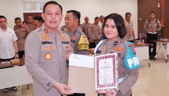 Bripda Mirabell Polwan Polres Gresik Dengan Segudang Prestasi