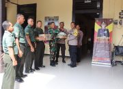 HUT Bhayangkara ke-78, Polsek Sumberrejo Dapat Kado dari Koramil 0813-09/Sumberrejo Bojonegoro