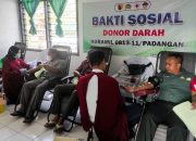 Koramil 11/Padangan Bojonegoro gelar Bakti Sosial Donor Darah