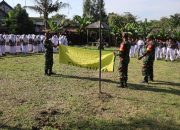 Bela Negara, Babinsa Koramil 0813-09/Sumberrejo Berikan Pelatihan Wasbang Santri Pondok Pesantren Darussalam Dungmas