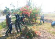 Peringati Hari Lingkungan Hidup Sedunia 2024, Babinsa Kodim Bojonegoro dan Masyarakat Karya Bakti Bersama