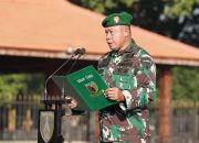 Kapok Sahli Kodam V/Brawijaya Pimpin Upacara 17an, Tekankan Waspada Ancaman Siber dan Judi Online