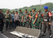 Brigjen TNI Yusman Madayun Pimpin Apel Gelar Pasukan Pam VVIP Pengamanan Presiden RI di Surabaya