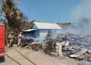 Akibat Konsleting Listrik 3 Rumah di Kedungadem Ludes Terbakar