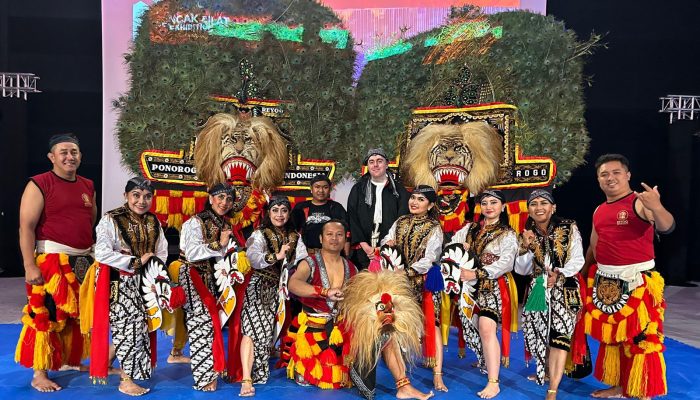 Turut Meriahkan Pra Olimpiade Paris 2024, PLN Hadirkan Reog Ponorogo di Acara Exhibition Pencak Silat