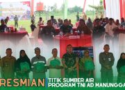 Dandim Bojonegoro Letkol Czi Arief Rochman Hakim, Hadiri Peresmian Serentak 2.664 Titik Sumber Air Program TNI AD Manunggal Air