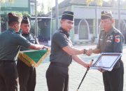 Letkol Czi Arief Rochman Hakim Dandim 0813 Bojonegoro Pimpin Upacara Purna Tugas Anggota
