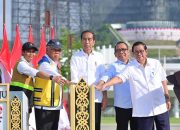 Presiden RI Jokowi Resmikan Plaza Seremoni Sumbu Kebangsaan IKN