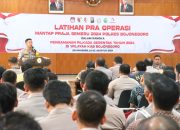 Kesiapan Pilkada Serentak, Polres Bojonegoro Gelar Lat Pra Ops Mantap Praja Semeru 2024