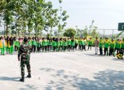 Babinsa Kodim Bojonegoro bekali Ratusan Pelajar dengan Wasbang dan PBB