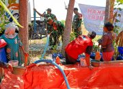 Kodim 0813 Bojonegoro Droping Air Bersih ke Warga Desa Sendangharjo Ngasem
