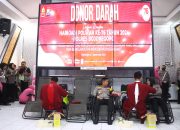 Polwan Polres Bojonegoro Gelar Donor Darah Peringati Hari Jadi ke-76