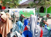 Lagi, Babinsa Kodim Bojonegoro salurkan 40 Ribu Liter Air Bersih untuk Warga Sugihwaras