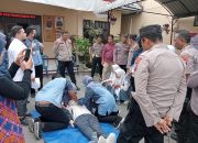Polsek Tulangan Gelar Latihan Penanganan Pertama Korban Gawat Darurat