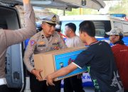 HUT ke 69, Satlantas Polres Gresik Gelar Bakti Sosial Donor Darah hingga Bagikan Airr Bersih
