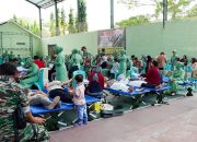 Sambut HUT ke- 79 TNI, Kodim 0813 Bojonegoro Gelar Bakti Kesehatan