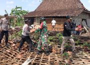 Tanggap Cepat ! TNI-Polri dan BPBD Bojonegoro Bantu Korban Bencana