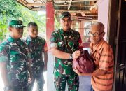 Peringati HUT TNI ke-79, Babinsa Kodim 0813 Bojonegoro Bagikan 250 Paket Sembako