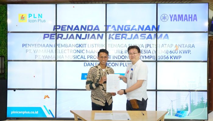 PLN Icon Plus dan Yamaha Group Sepakati Kerja Sama PLTS Atap, Genjot Transisi Energi 25 Tahun ke Depan