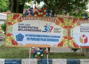 PJI Bojonegoro Ucapkan HJB ke-347 Dengan Karangan Bunga