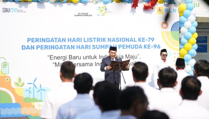 PT PLN (Persero) UIP JBTB Gelar Upacara Peringatan Hari Listrik Nasional Ke-79 dan Peringatan Hari Sumpah Pemuda Ke-96. “Energi Baru Untuk Indonesia Maju, Maju Bersama Indonesia Raya”