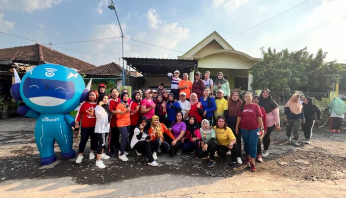 Sehat Bareng ICONNET: PLN Icon Plus Tingkatkan Kedekatan Warga Sebani Sidoarjo dengan Senam Bersama