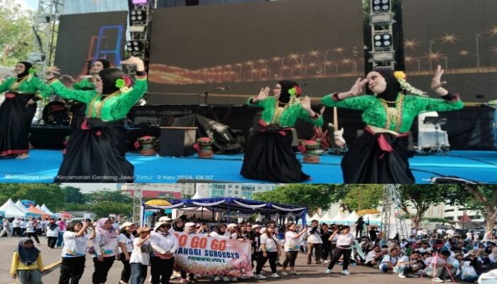 Puncak HLN Ke-79, PLN Pusmanpro UPMK II Suguhkan Kesenian Tari Semanggi Suroboyo
