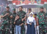 Mayjen TNI Rudy Saladin Dampingi KSAD Tutup TMMD ke-122 di Kediri