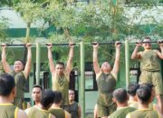 Ukur Kemampuan Fisik Prajurit dan PNS, Kodim Bojonegoro Gelar Kesegaran Jasmani
