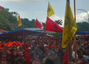 Kampanye GM – WIM Di- Kecamatan Lembeh Utara, Belasan Ribu Pendukung Memadati Jalan Raya Papusungan.