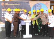 Pj Bupati Bojonegoro Resmikan Peletakan Batu Pertama Pembangunan Gedung Kantor PD BRP Bank Daerah