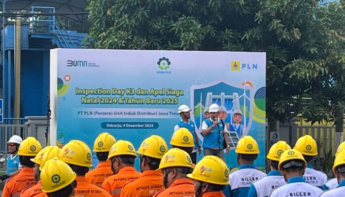 PLN Icon Plus Dukung PLN UID Jawa Timur Tingkatkan Kesiapan Layanan Melalui Inspection DAY K3 dalam Apel Siaga Natal 2024 dan Tahun Baru 2025