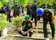 Jelang Peringatan Hari Juang TNI Angkatan Darat, Kodim Bojonegoro Ziarah dan Tabur Bunga ke TMP Kusuma Bangsa