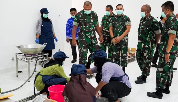 Irdam V Brawijaya Cek Operasional Dapur Sehat SPPG Taman Rajekwesi Bojonegoro