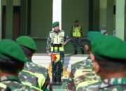Letkol Czi Arief Rochman Hakim Dandim Bojonegoro Pimpin Apel Gelar Pasukan Kesiapsiagaan Antisipasi Bencana Alam