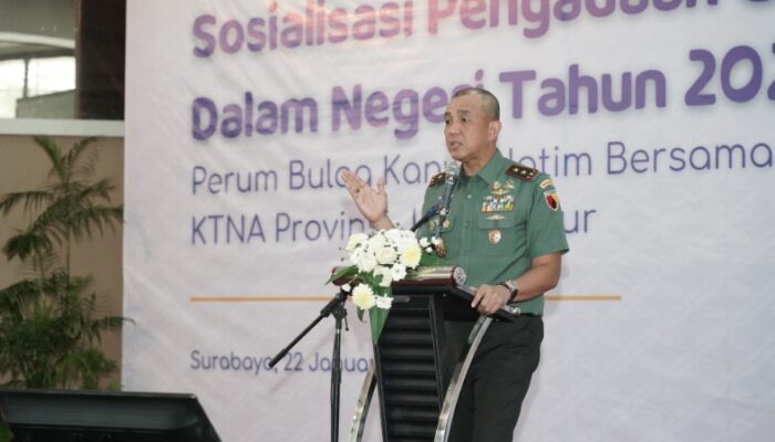 Dukungan penuh Kodam V/Brawijaya, Pangdam Mayjen TNI Rudy Saladin Hadiri Rakor Sosialisasi Pengadaan Beras