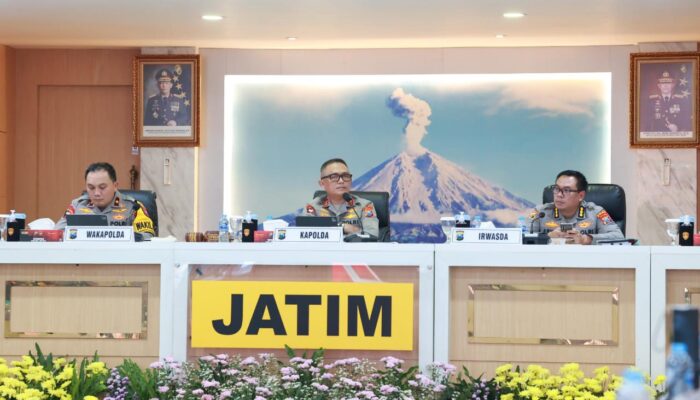 Kapolda Jatim Apresiasi Satker Kapolres Beserta Jajaran, Dalam  Evaluasi Anev Sitkamtibmas 2024