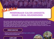 Orari Lokal Bojonegoro Buka Pendaftaran Anggota, Berikut Persyaratannya