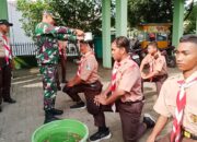 60 Pelajar Resmi Menjadi Anggota Saka Wira Kartika Kodim 0813 Bojonegoro