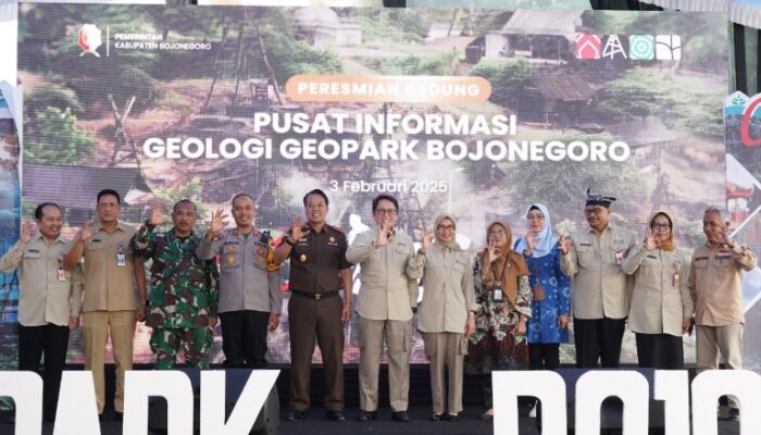 Wujudkan Kawasan Taman Dunia yang Diakui UNESCO, Pj. Bupati Adriyanto Resmikan Gedung PIG Geopark Bojonegoro