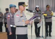 Kapolres Keerom Pimpin Sertijab Kabag Log, 3 Kapolsek, Arso, Sanggi, Arso Timur.