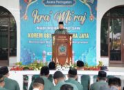 Korem 081/DSJ Gelar Isra Miraj, Momentum Tanamkan Semangat Kejuangan
