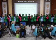 HUT ke-79 Persit KCK Koorcab Rem 081 PD V/Brawijaya Gelar Donor Darah