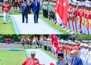 Prabowo Sambut Kedatangan Presiden Turkiye Dengan Penuh Hormat