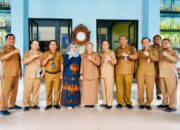 Wabup Nurul Azizah Didampingi Ketua TP PKK Cantika Wahono melakukan kunjungan ke SMA Negeri 2 Taruna Pamong Praja