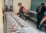 Babinsa Koramil Dander Bojonegoro Monitoring Pelaksanaan Program MBG diwilayah Binaan